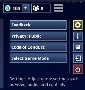 best settings for fortnite