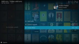 xodus Redux & Exodus Kodi Addon