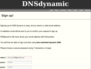 DNSdynamic DuckDNS