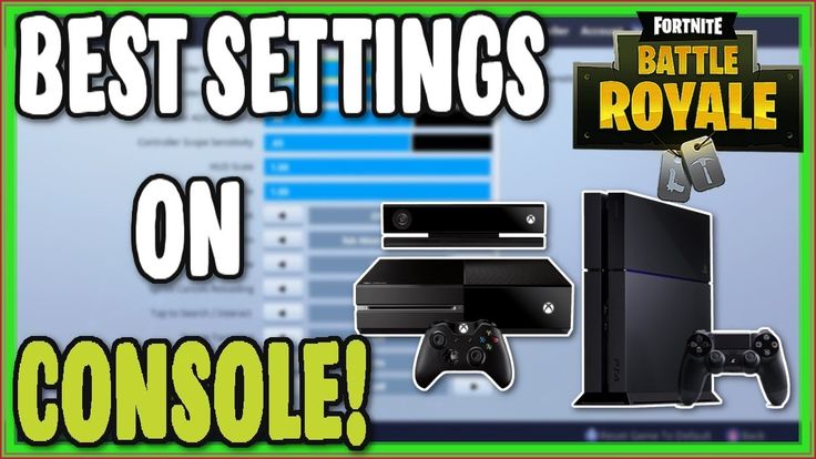 best settings for fortnite