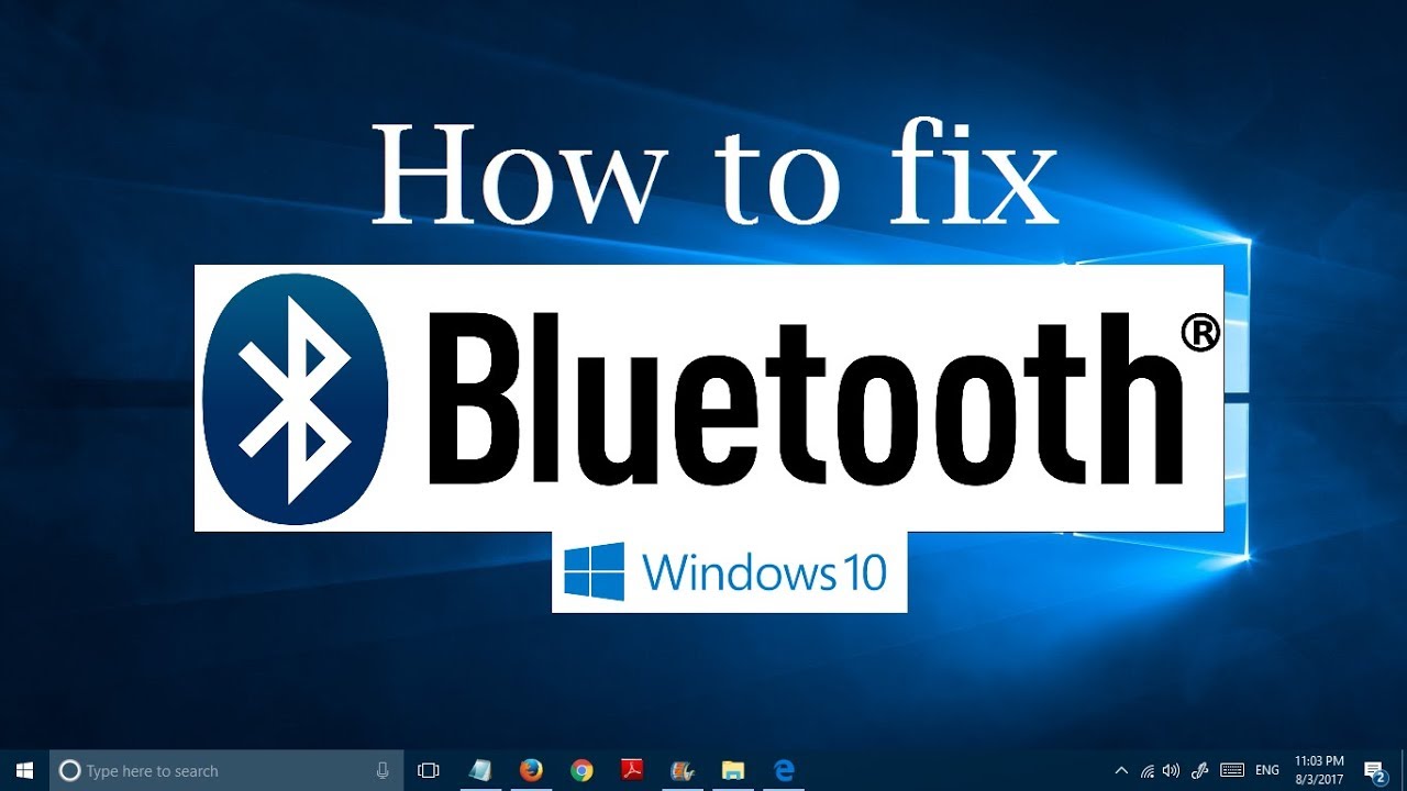can't turn on bluetooth windows 10