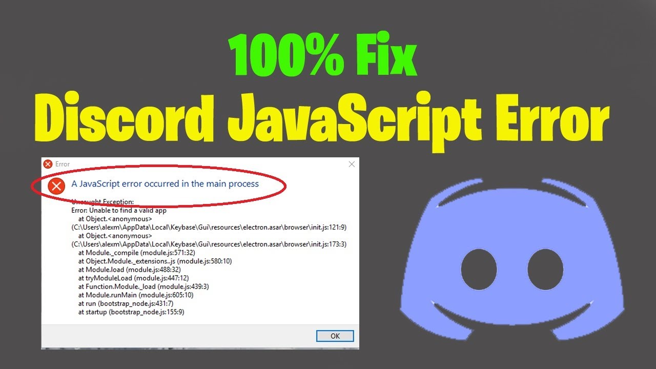 Javascript Error On Discord