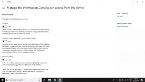 Disable Cortana in Windows 10