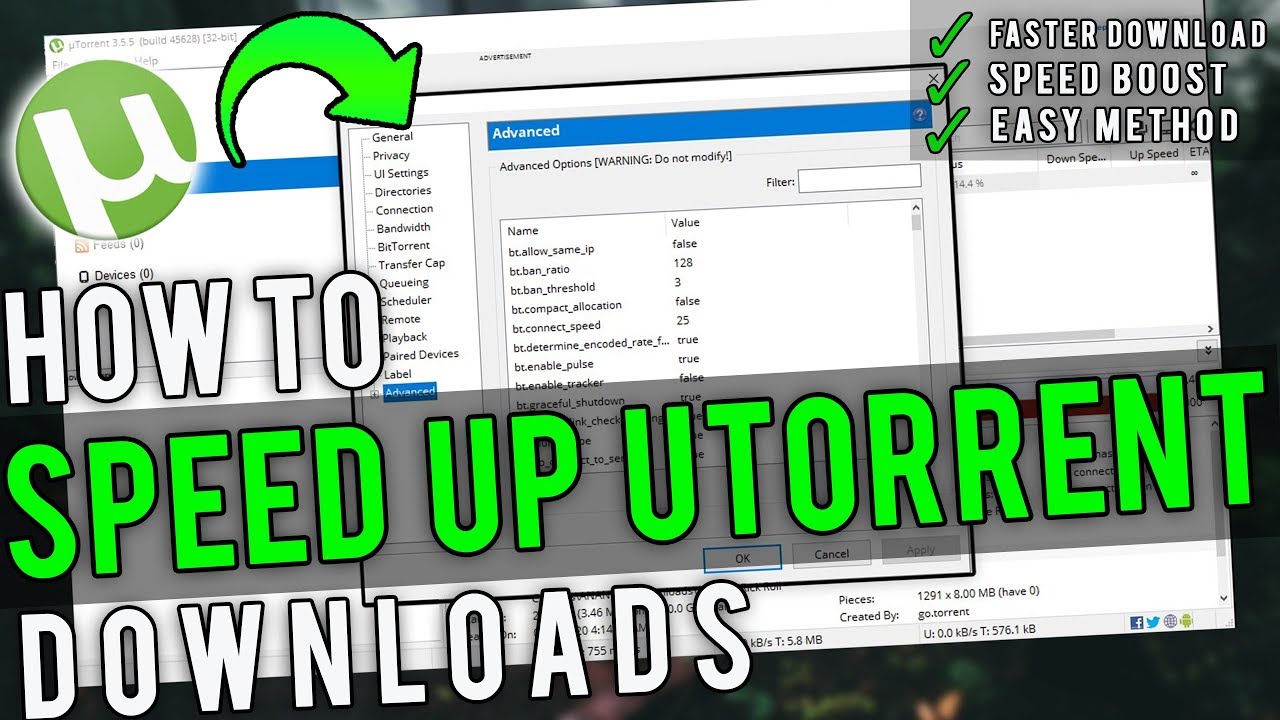 best utorrent settings