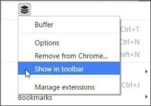 hidden extensions chrome