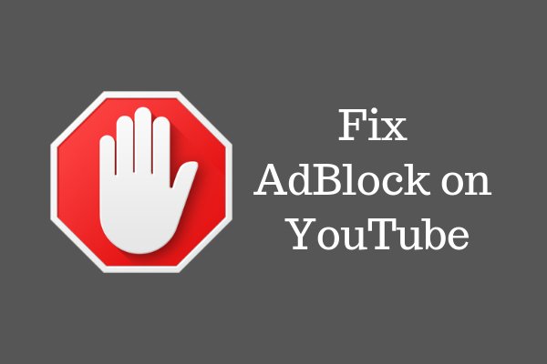 adblock not working on youtube