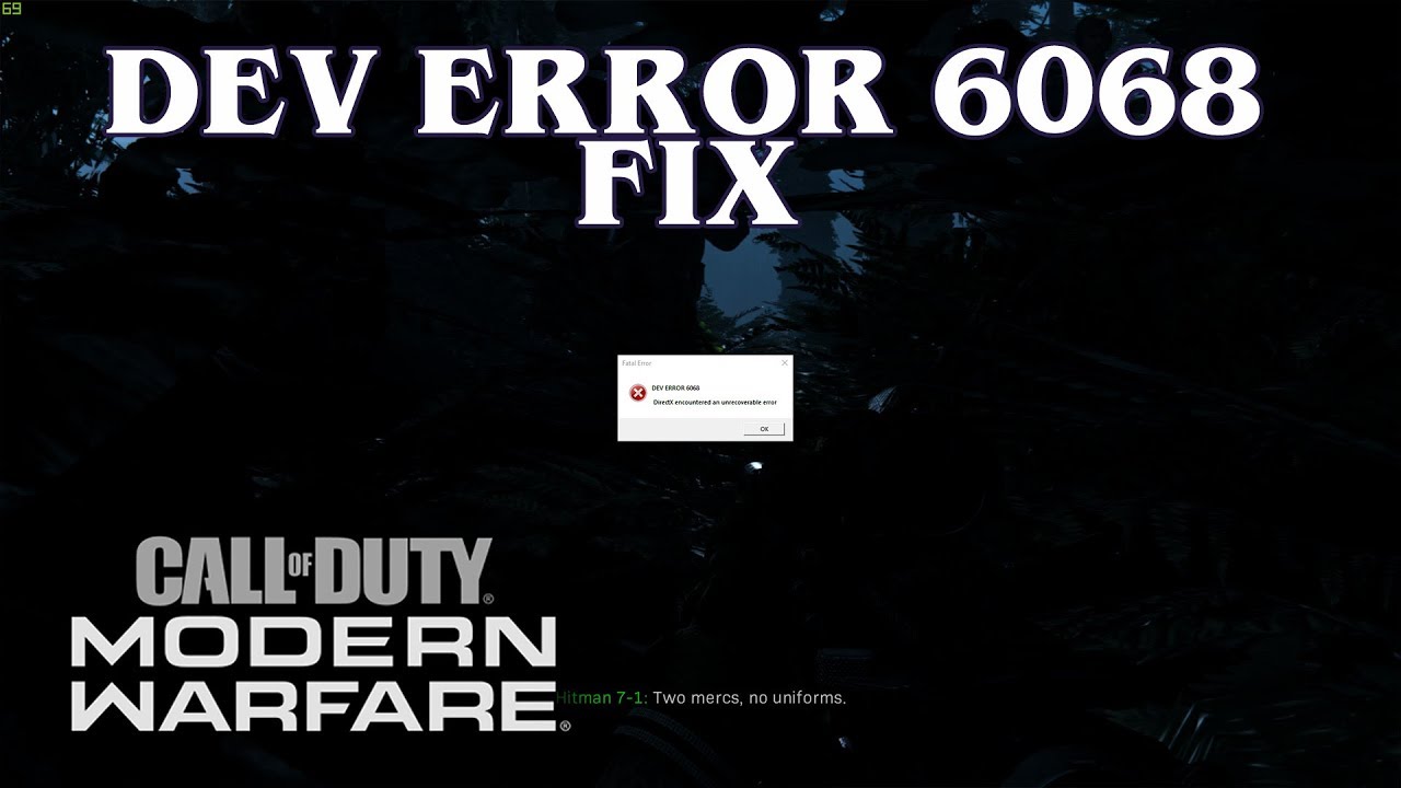 dev error 6068