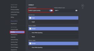 discord overlay not working