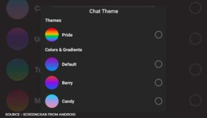 instagram chat theme android