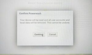 chrome os is missing or damaged