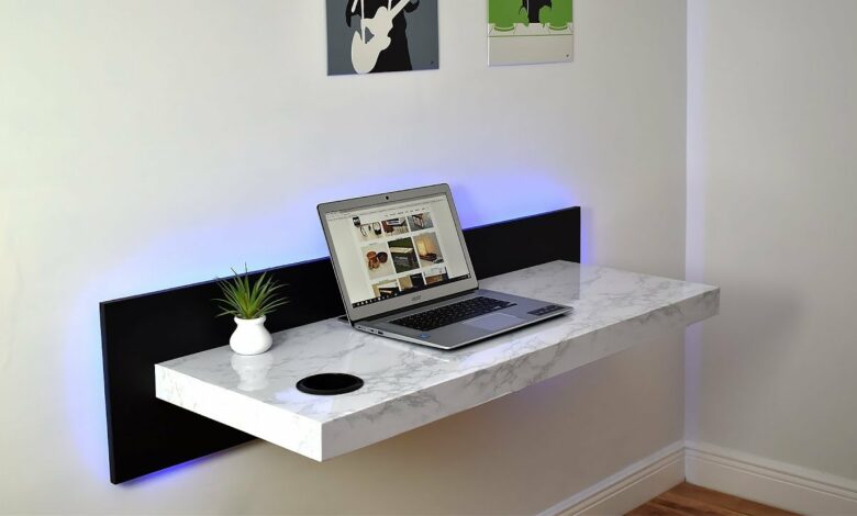 floating desk