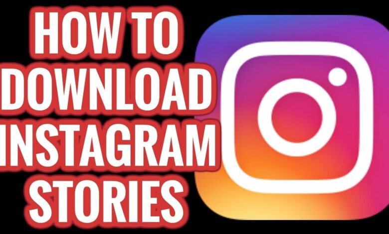 download Instagram stories