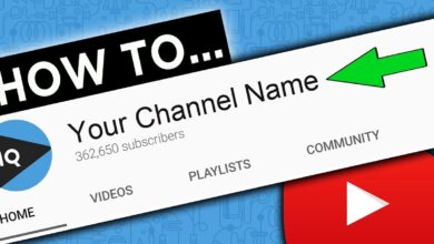 how change youtube channel name
