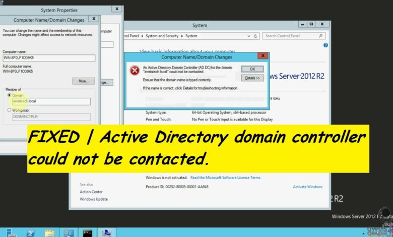 Cannot contact domain controller over VPN
