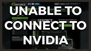 unable to connect to nvidia