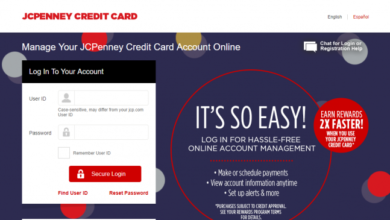 jcpcreditcard login