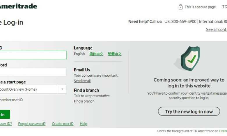 www.tdameritrade.com login