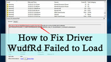 driver wudfrd failed to load
