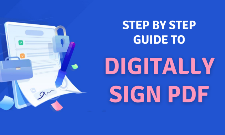 How to digitally sign a PDF