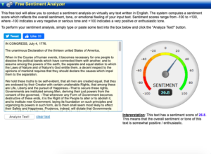 Sentiment Analyzer