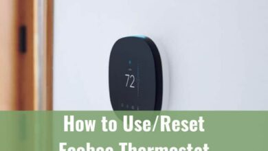 How to reset ecobee thermostat