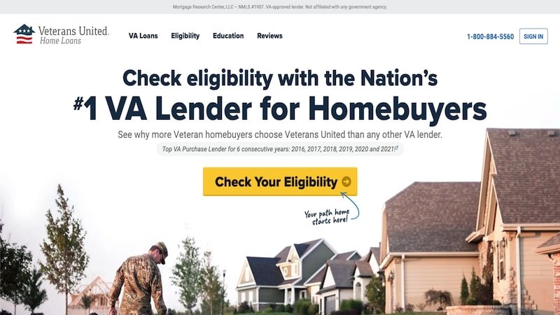 Veterans United Home Loans Active & retired military