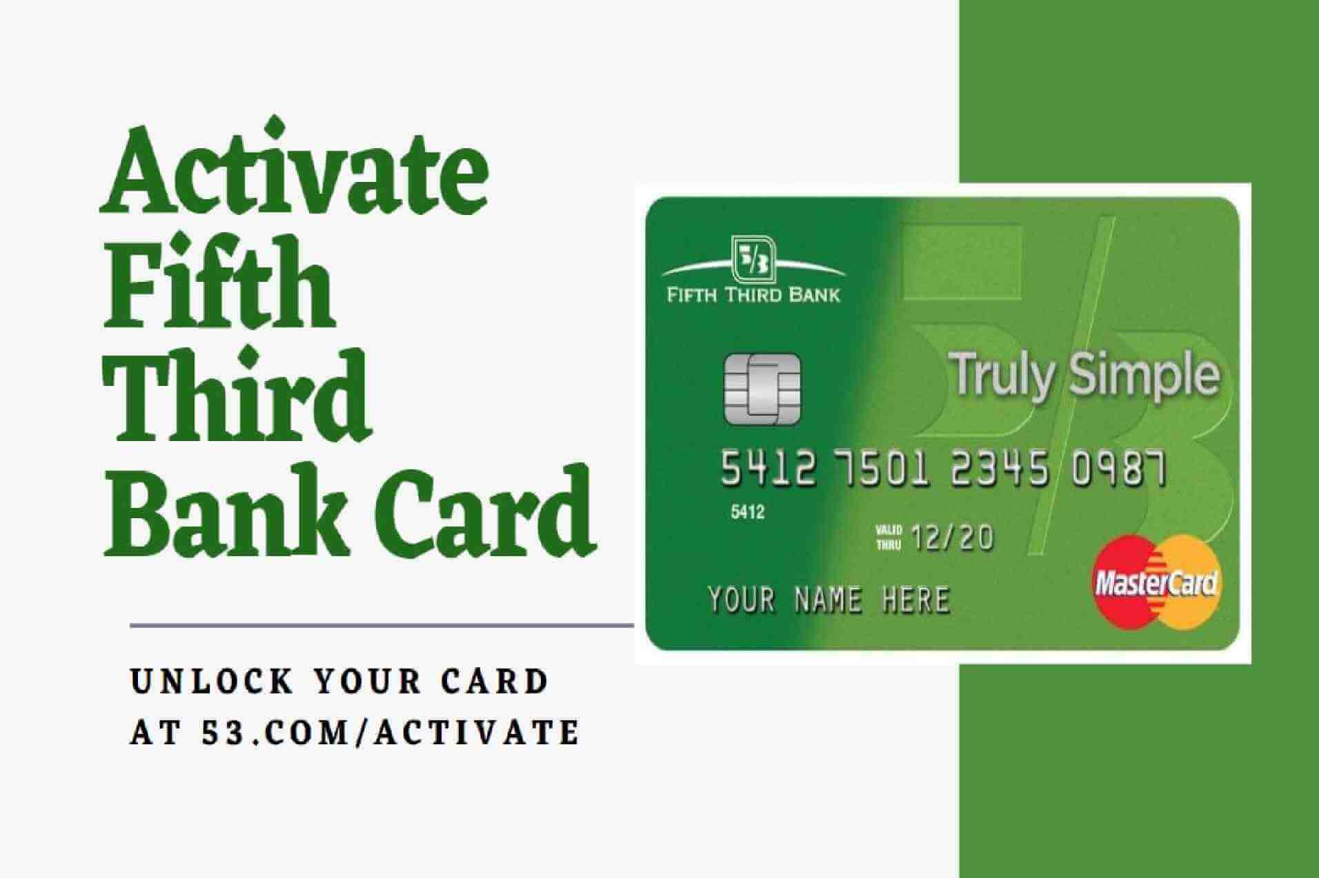 Activate fifth third card