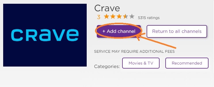 Crave ca activate