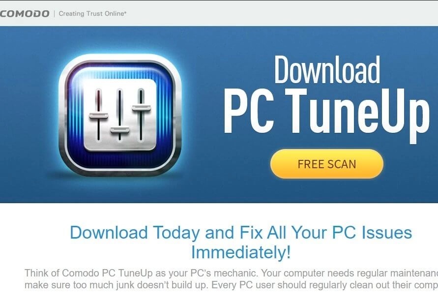 Comodo PC Tune-Up