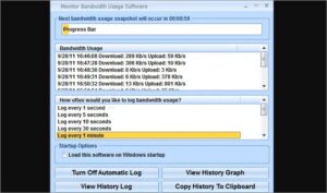 Software to monitor Bandwidth Usage