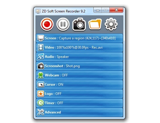 ZD Soft Screen Recorder