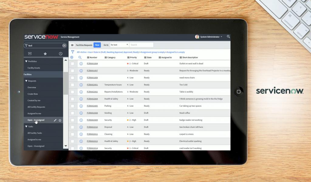 ServicesNow Facility Management