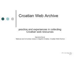 Croatian Web Archive