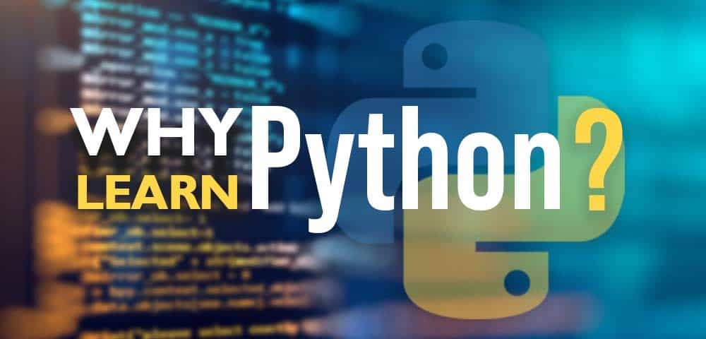 reasons why you should learn python